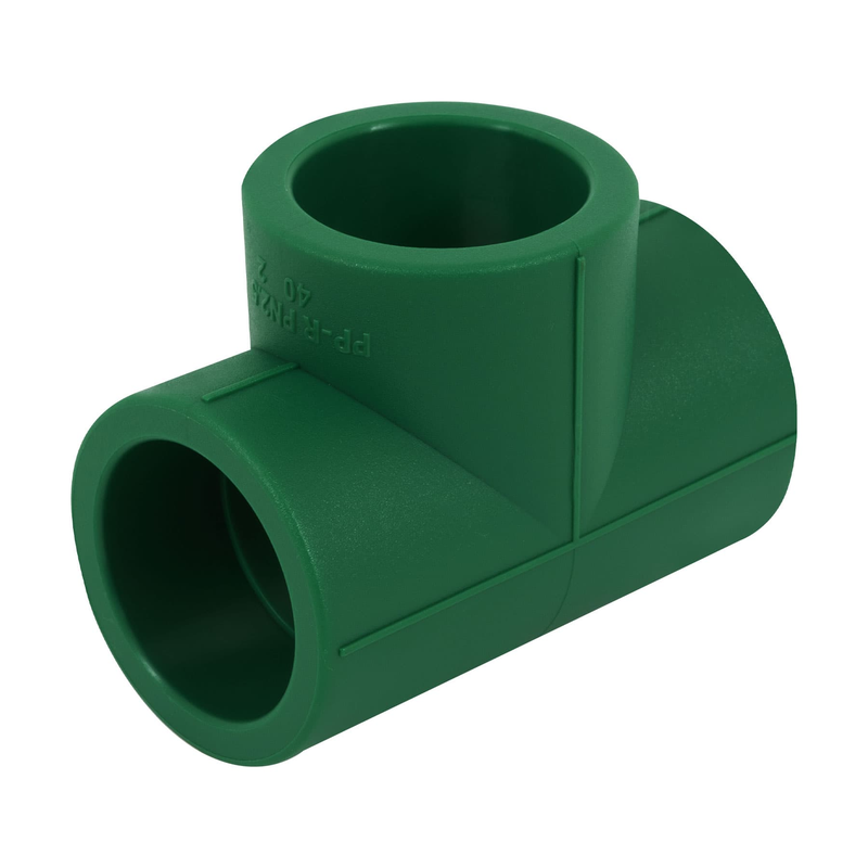 Tee de PPR sencilla, 1-1/4", 40mm