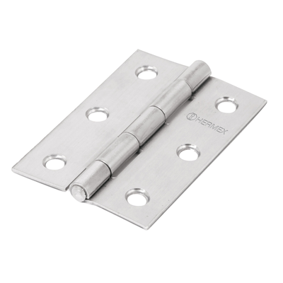 Bisagra rectangular 3", acero inoxidable