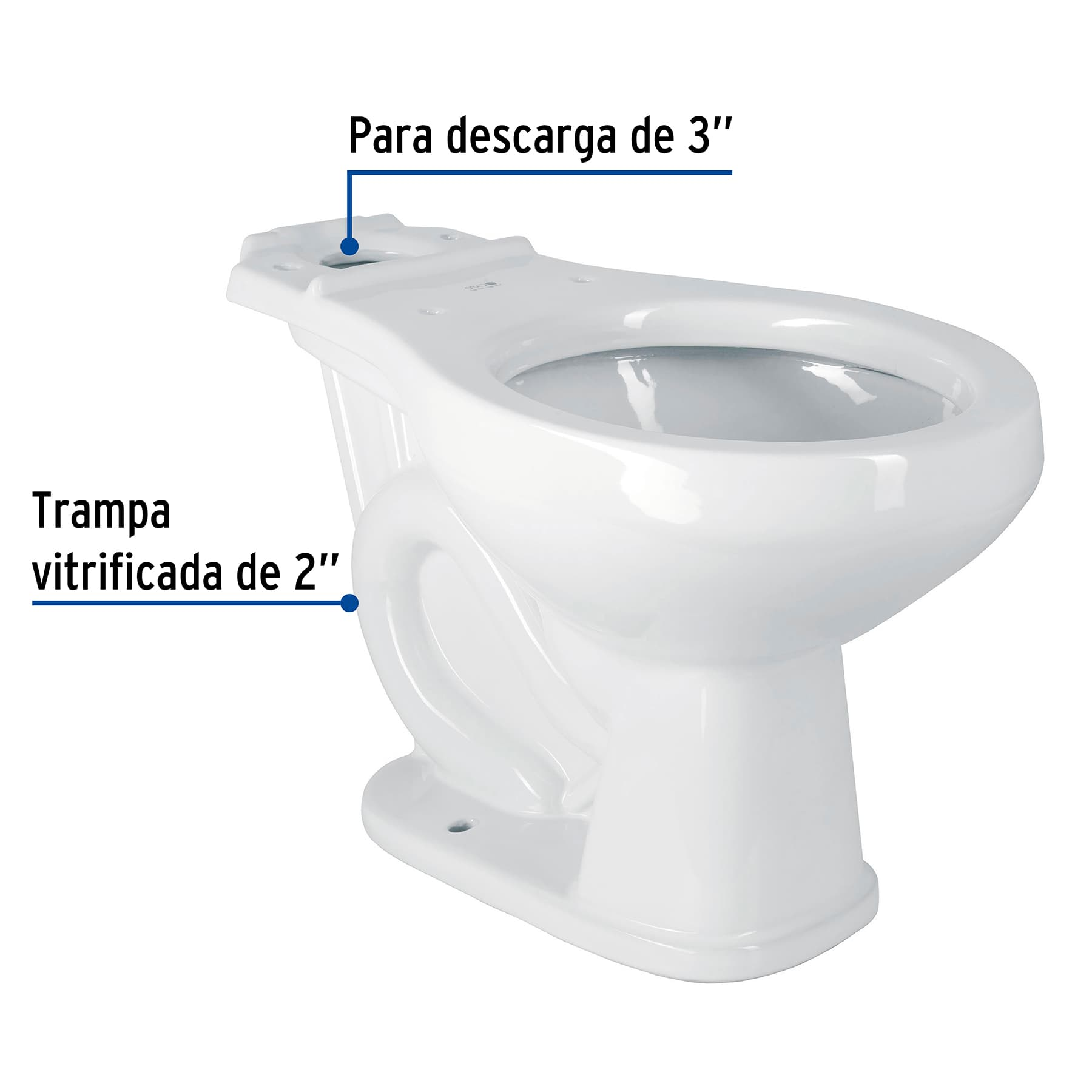 Taza redonda cerámica, blanco