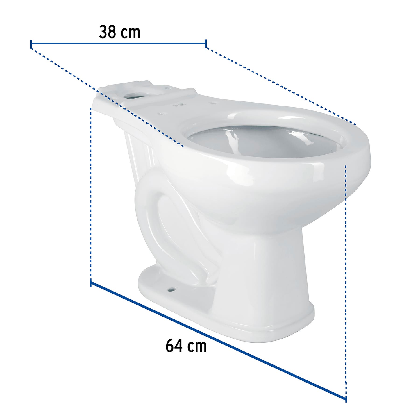 Taza redonda cerámica, blanco