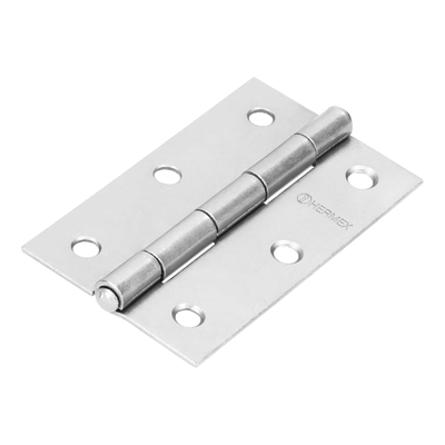Bisagra rectangular 3-1/2", acero pulido