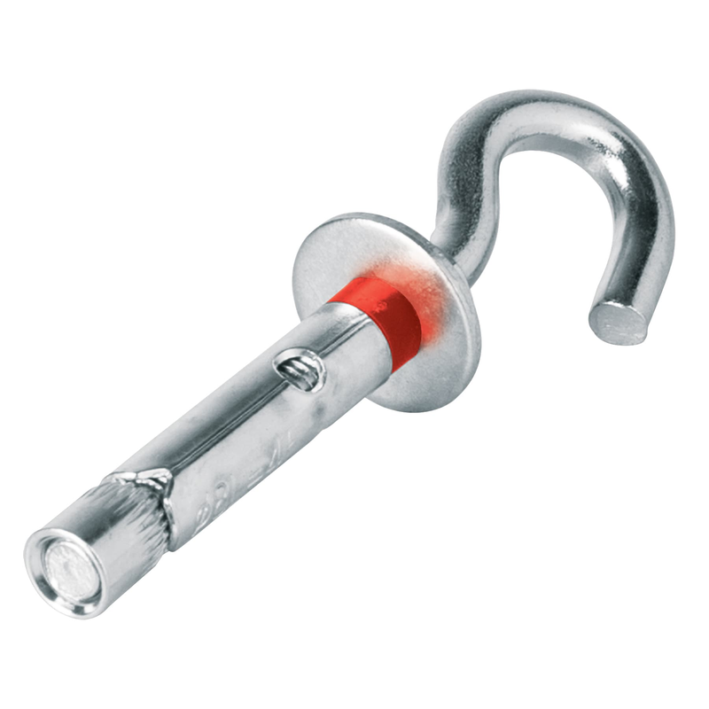 Taquete expansivo con armella abierta, 8X45 mm, bolsa 4 pzas