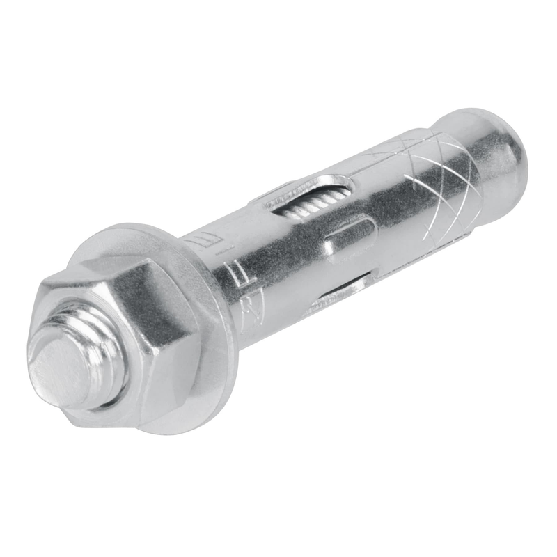 Taquete de expansión, 1/2" con tornillo, caja 25 piezas