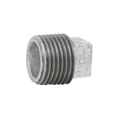 Tapón macho, acero galvanizado, 1/2"