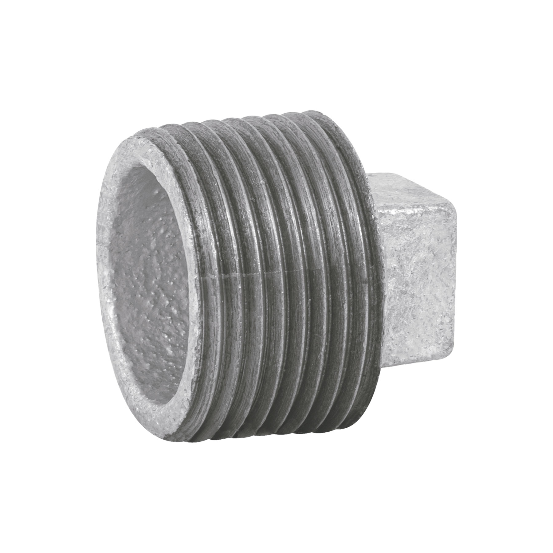 Tapón macho, acero galvanizado, 1"
