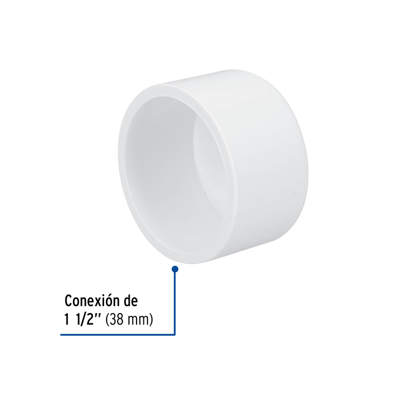 Tapón de PVC 1-1/2", FOSET