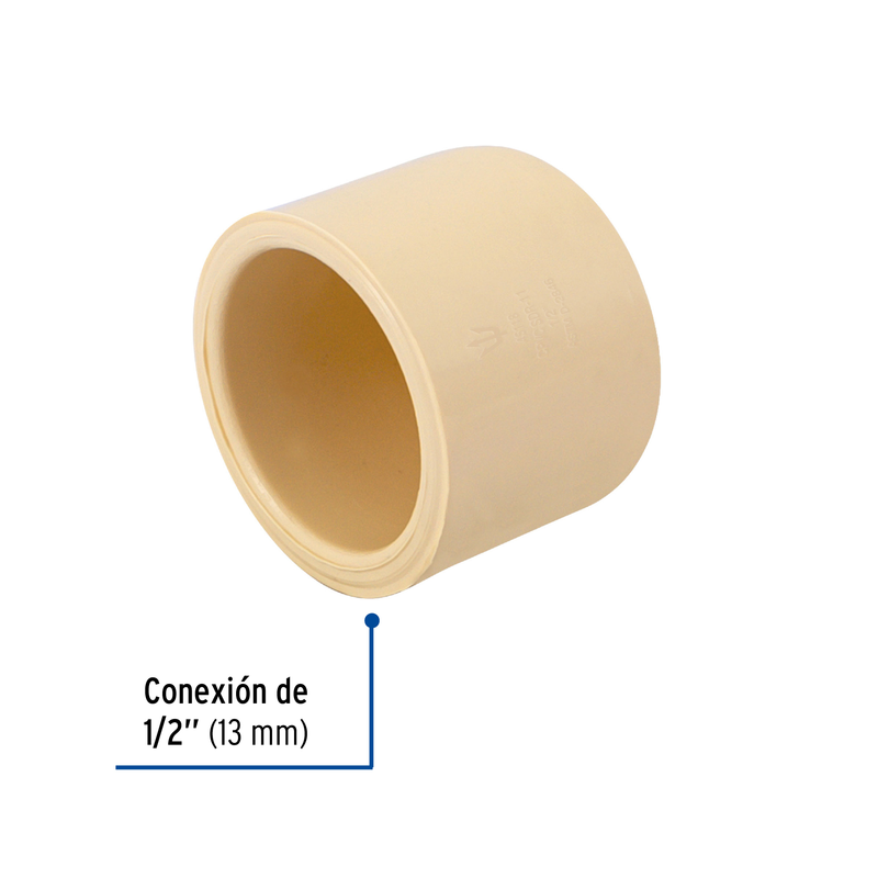 Tapón de CPVC, 1/2"