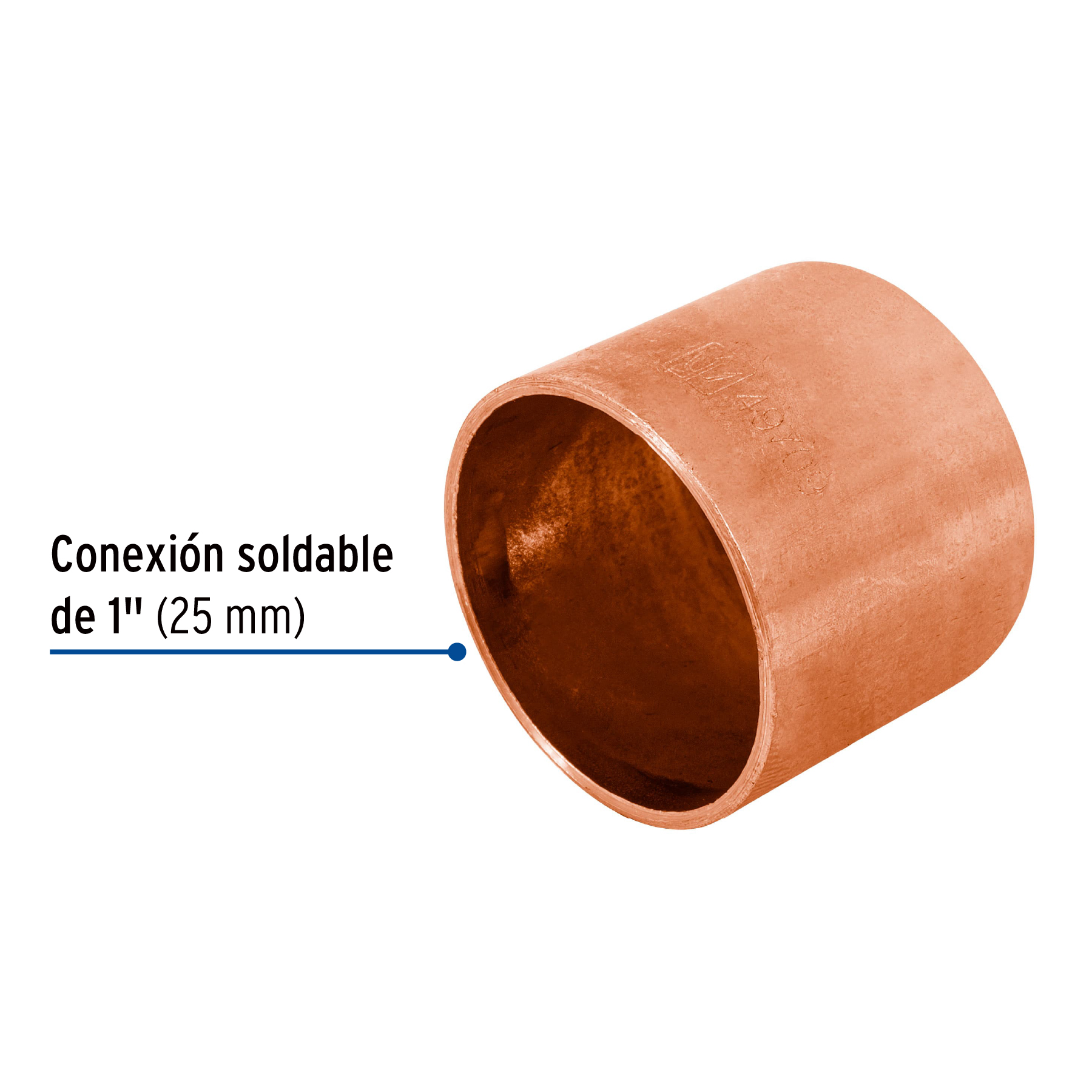 Tapón de cobre, 1"