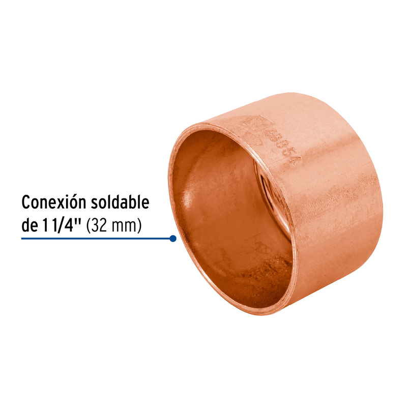 Tapón capa de cobre 1-1/4", FOSET