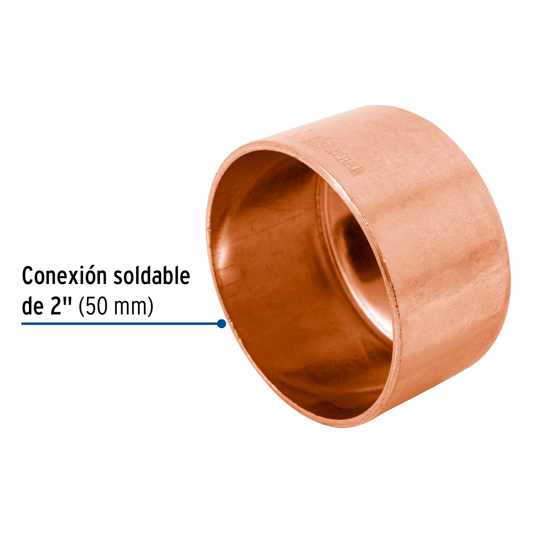 Tapón de cobre  2"