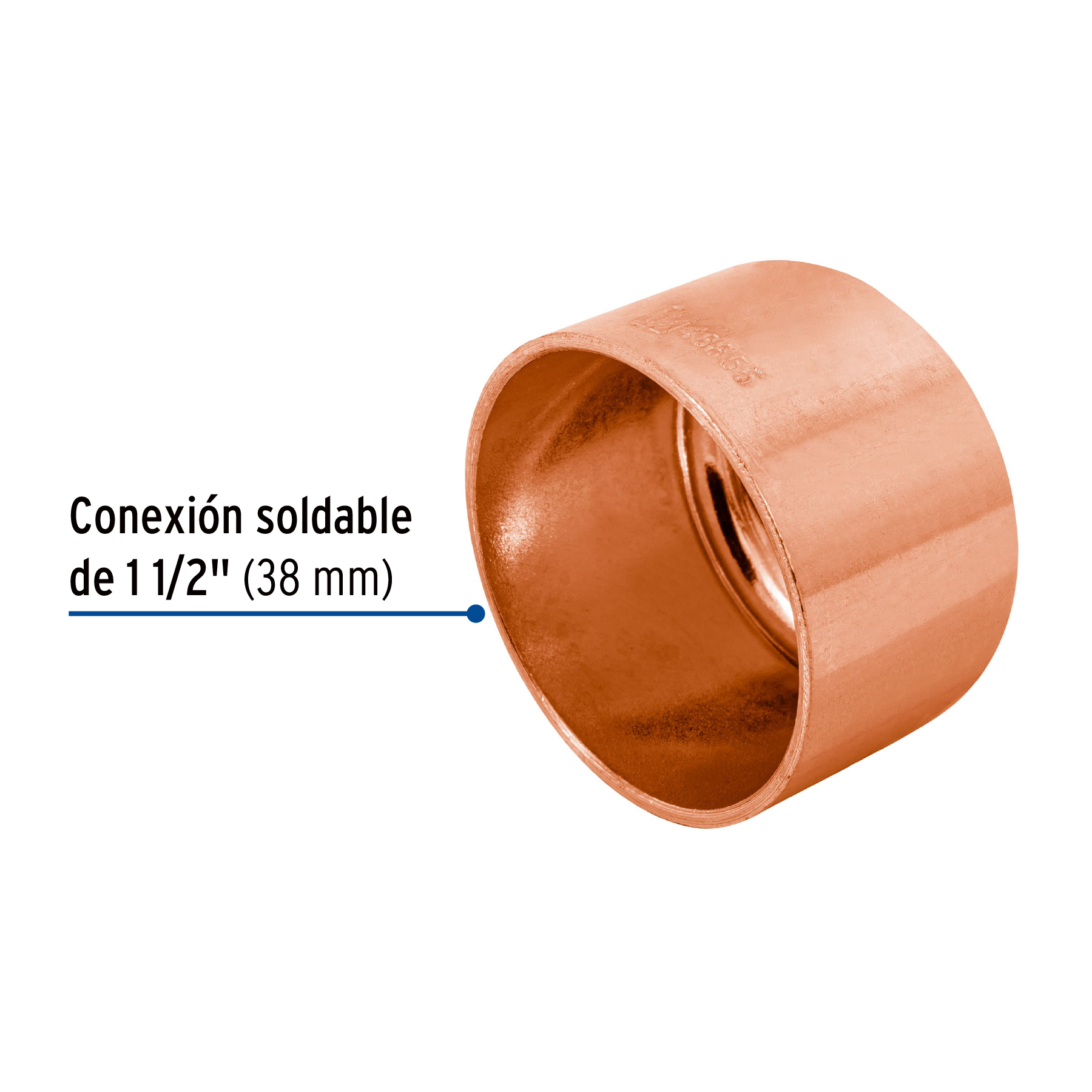 Tapón de cobre  1-1/2"