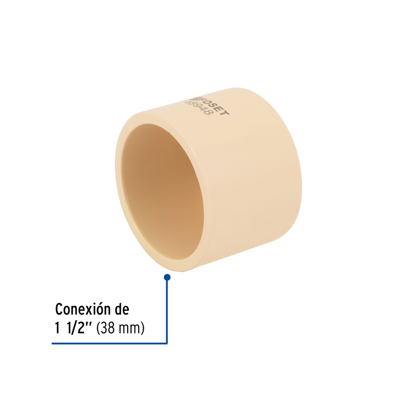 Tapón de CPVC 1-1/2", FOSET