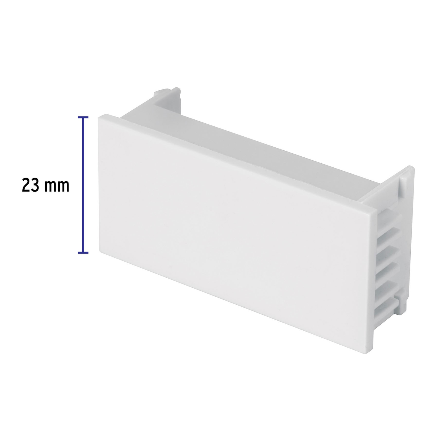 Tapón ciego, 1 módulo, línea Española, color blanco
