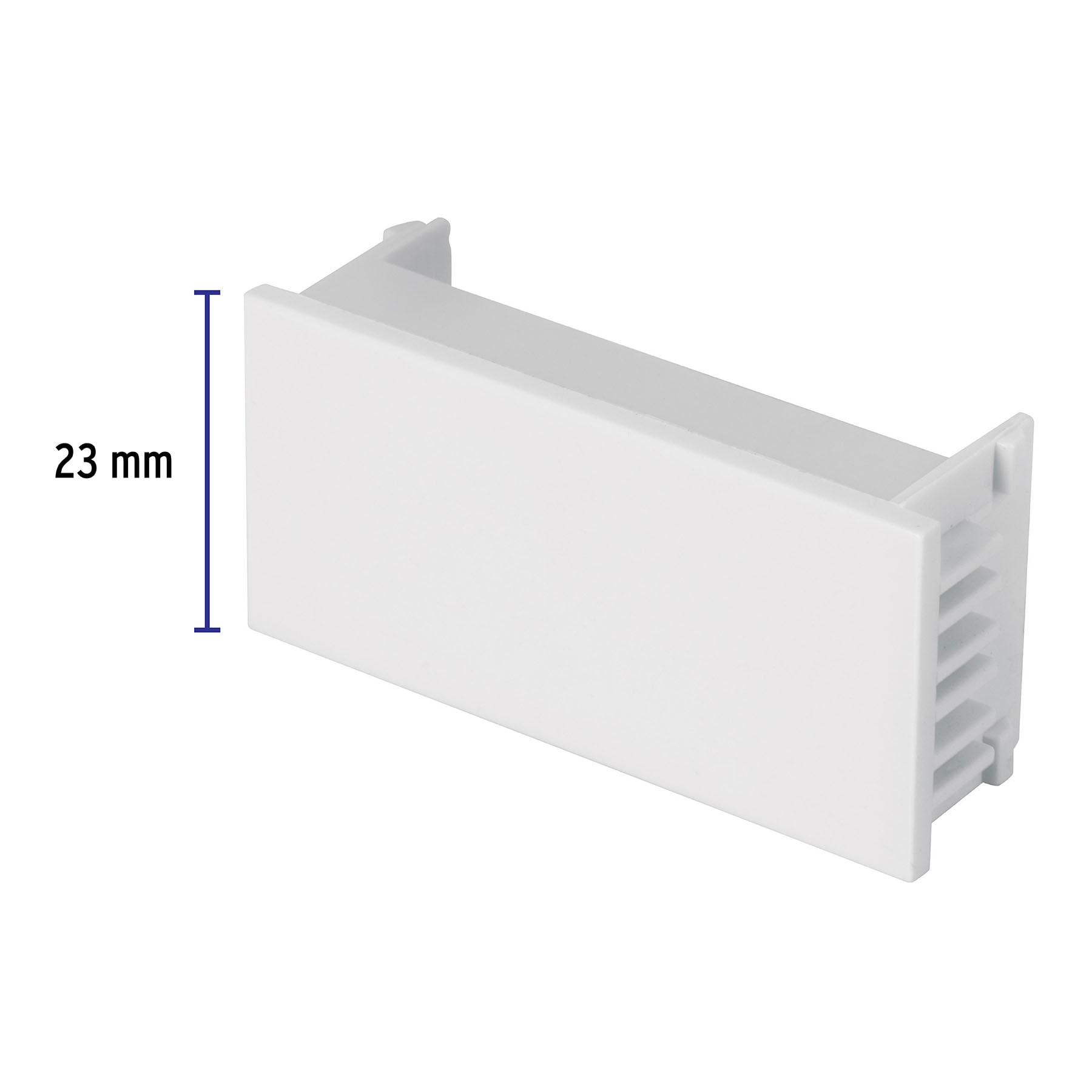 Tapón ciego, 1 módulo, línea Española, color blanco