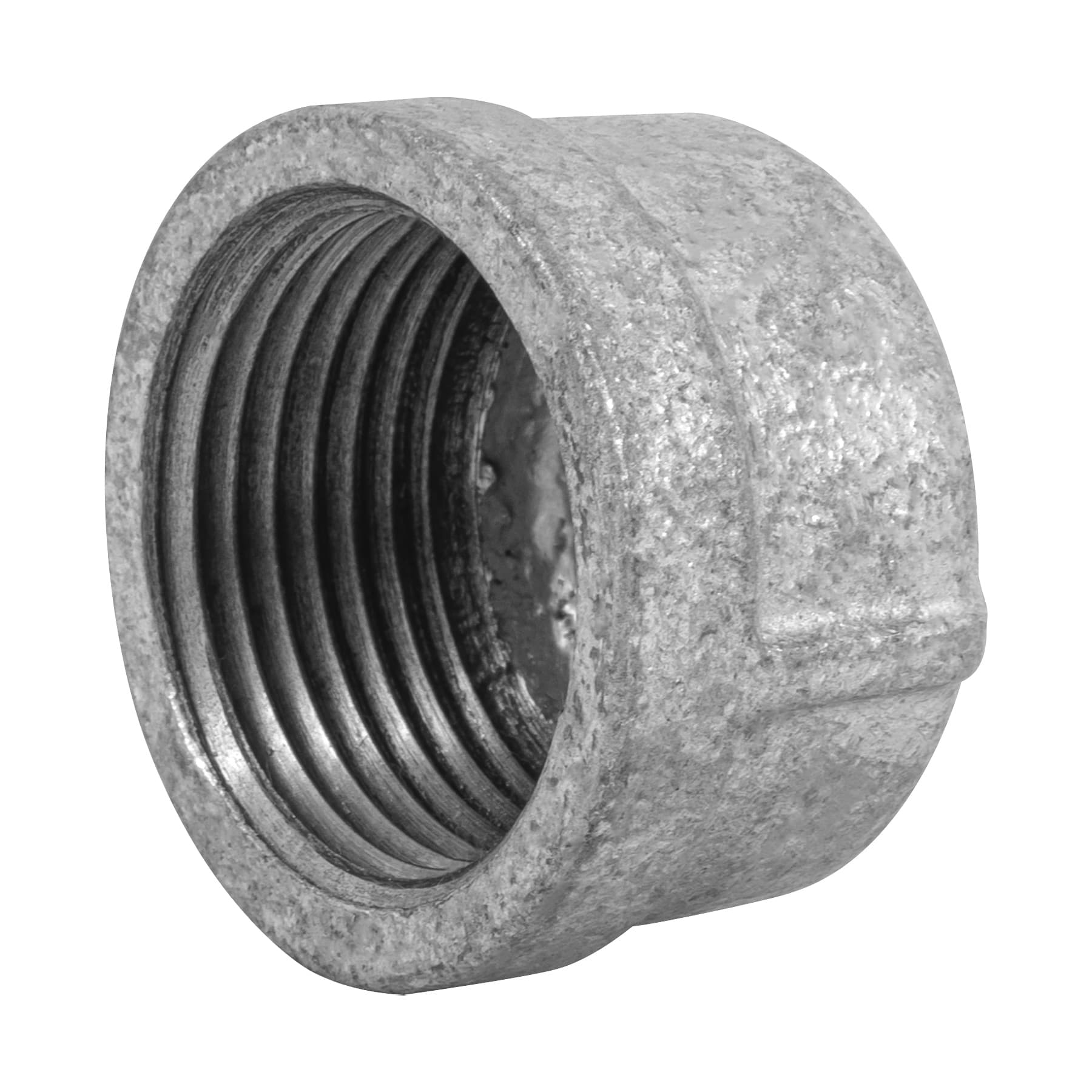 Tapón capa, acero galvanizado, 1"