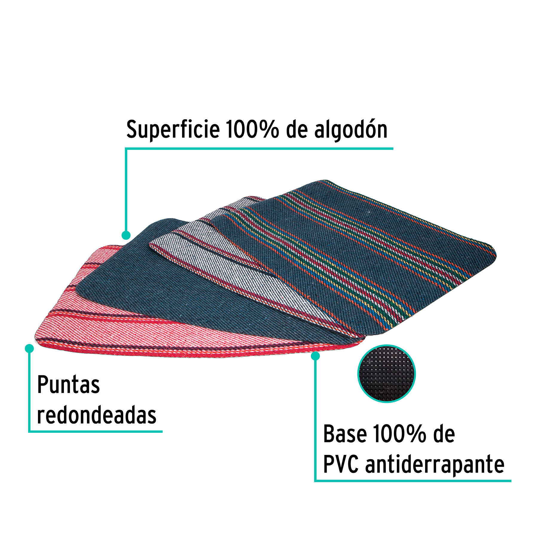 Tapete de jerga, 60 cm