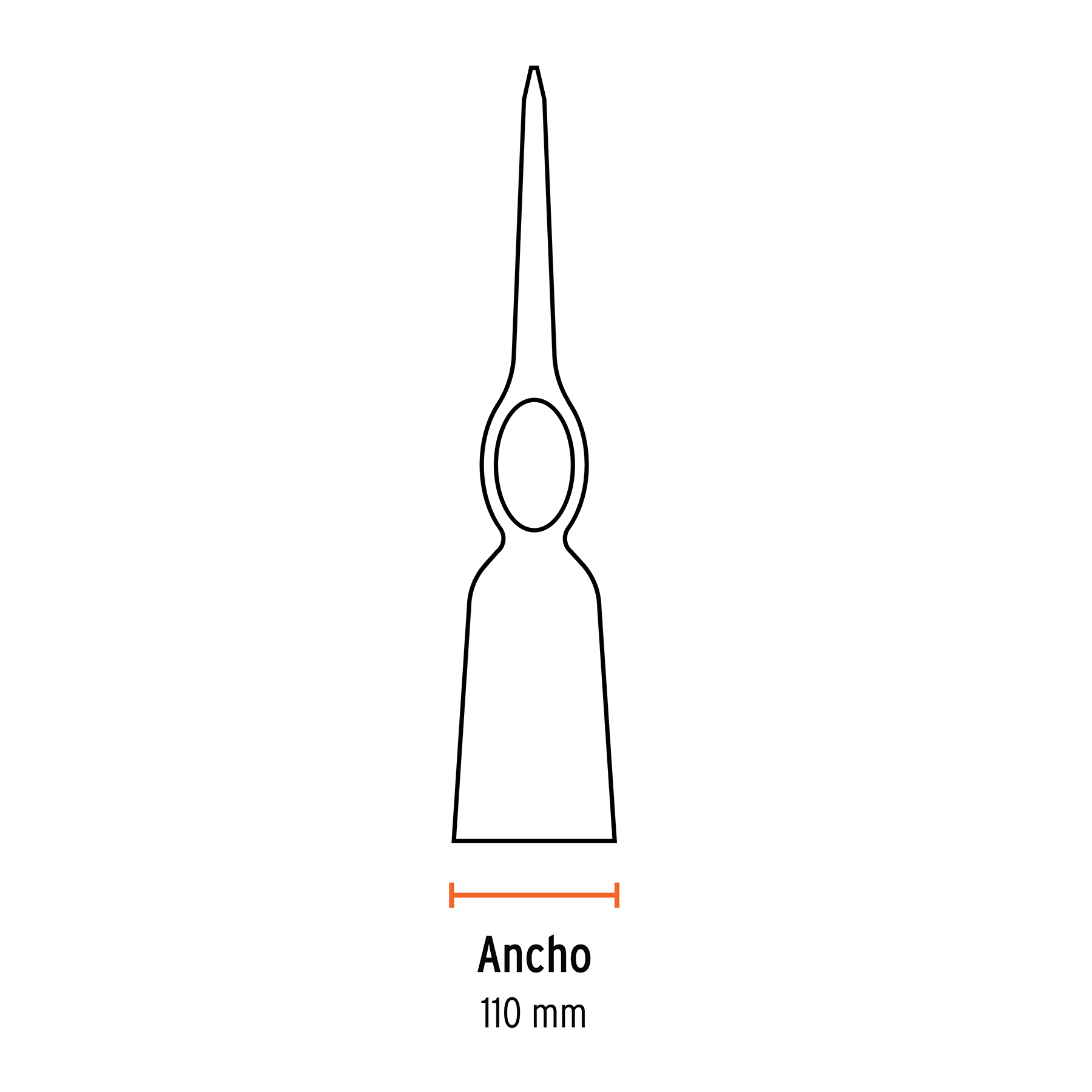 Talacho-pico 5 lbs. Sin mango