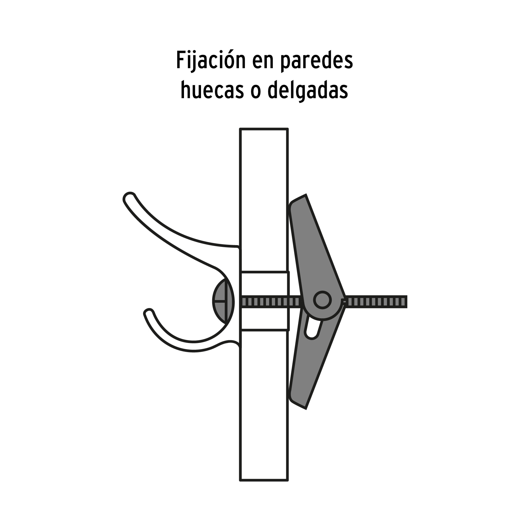 Sujetador tipo mariposa 1/4 X 3", bolsa 4 piezas