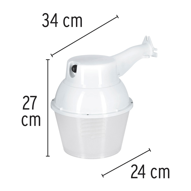 Suburbano estándar con fotocelda, 65W, 6500K, Fluorescente