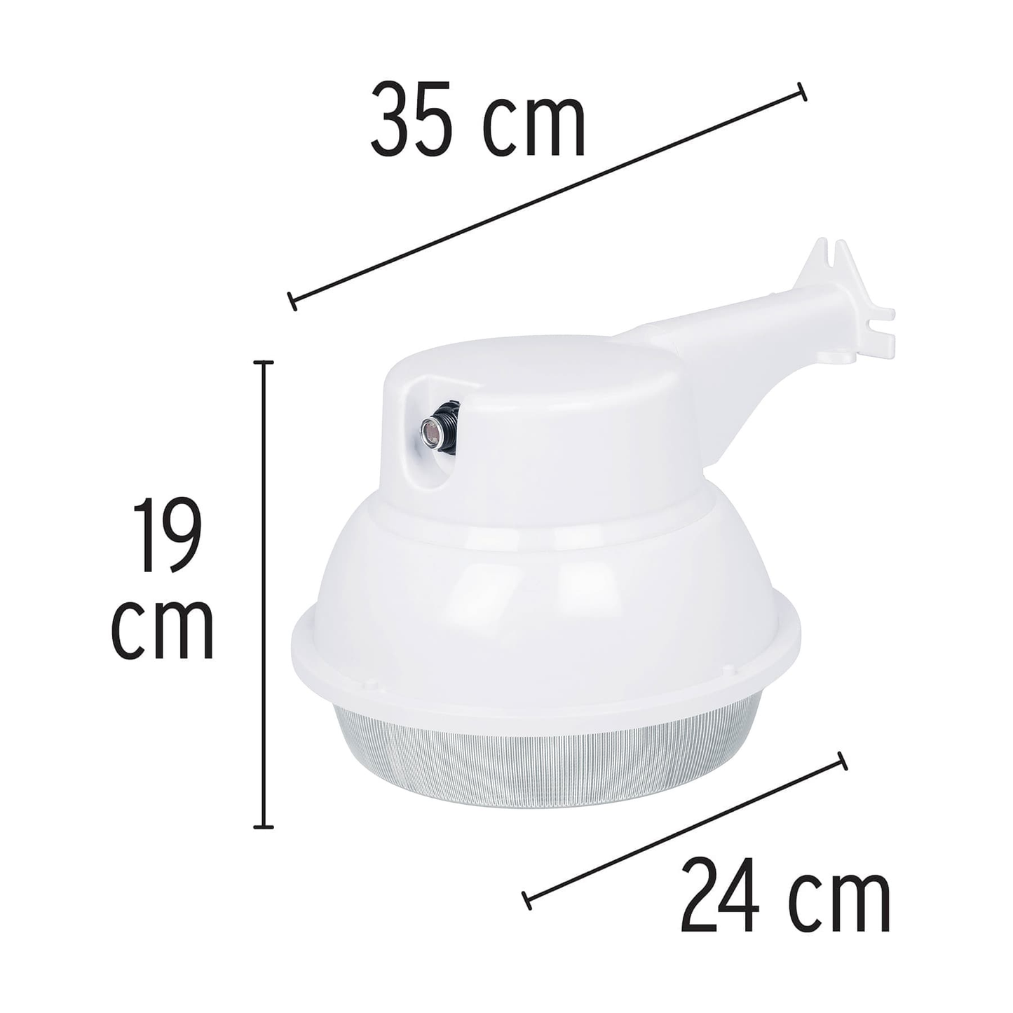 Suburbano estándar con fotocelda, 20W, 6500K, LED