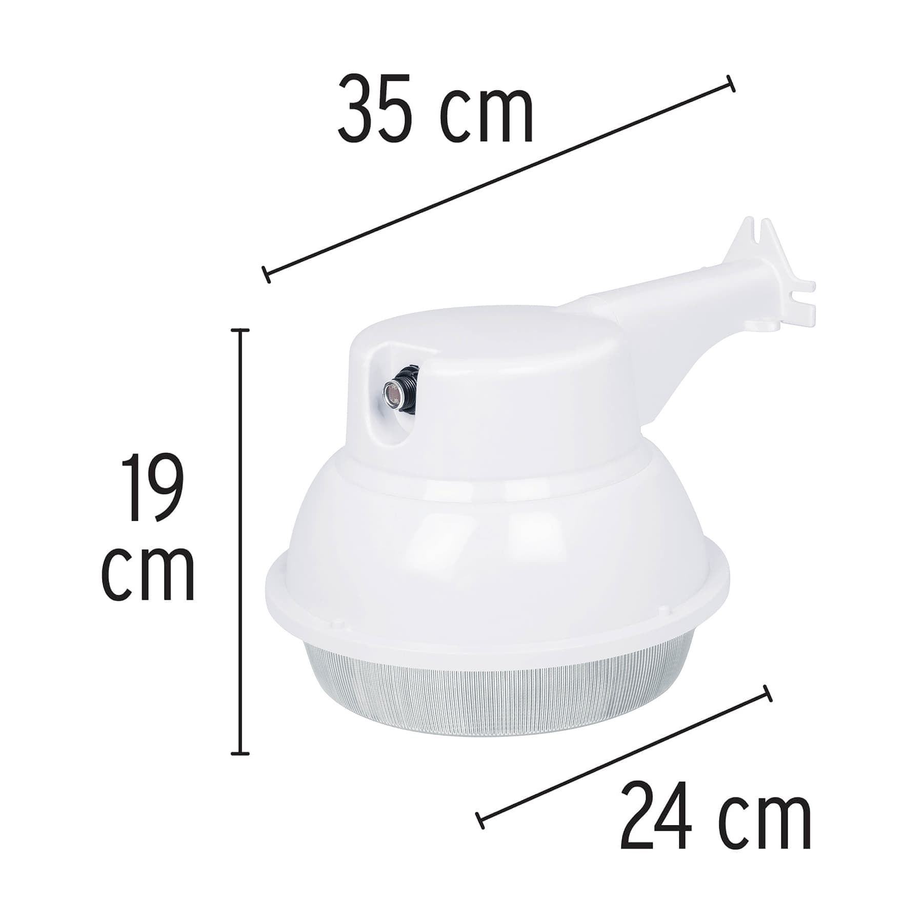 Suburbano estándar con fotocelda, 20W, 6500K, LED