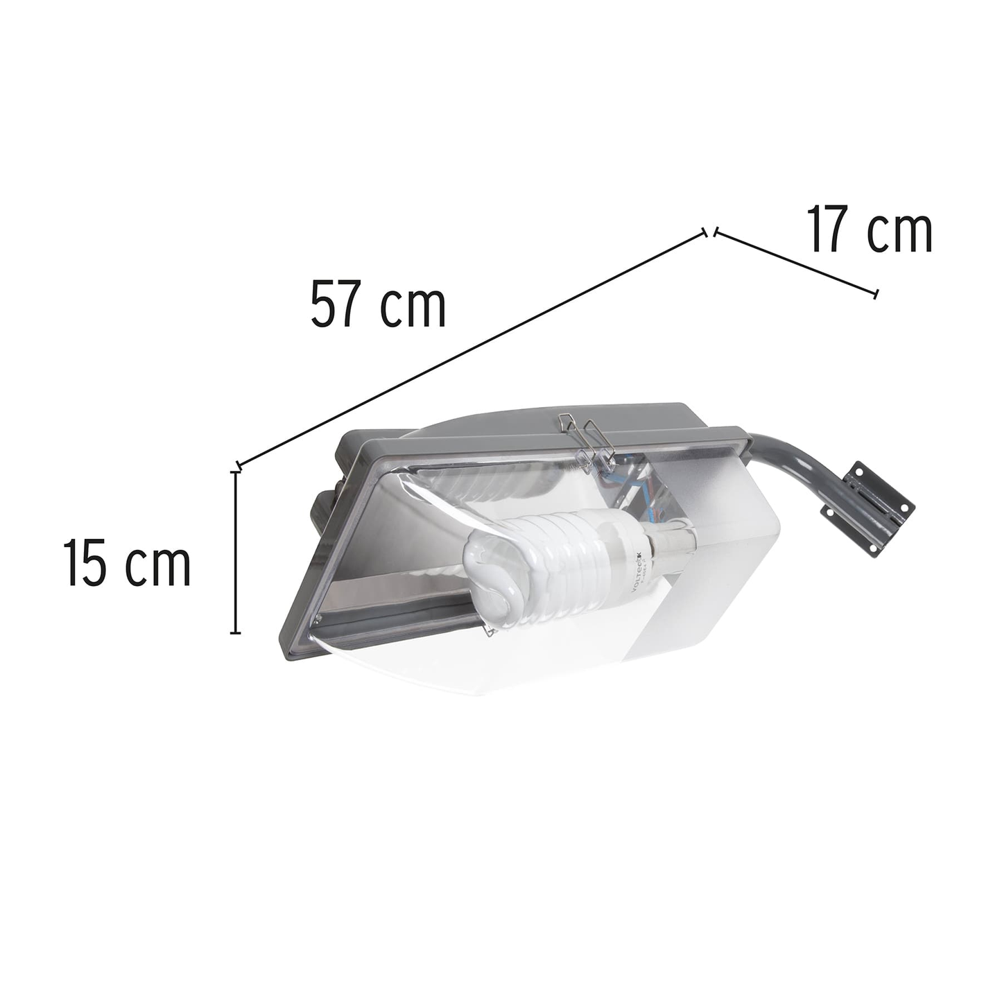 Suburbano ABS con fotocelda, 45W, 6500K, Fluorescente