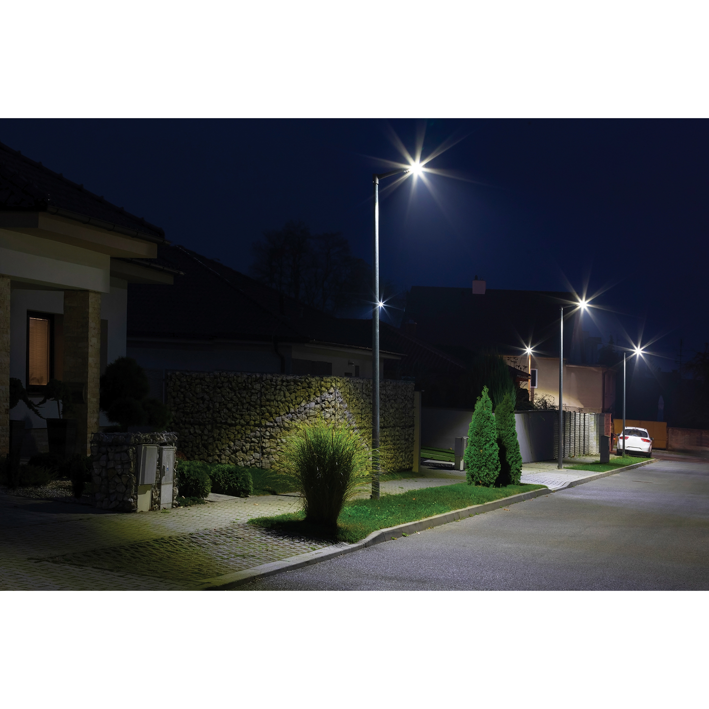 Suburbano ABS con fotocelda, 45W, 6500K, Fluorescente
