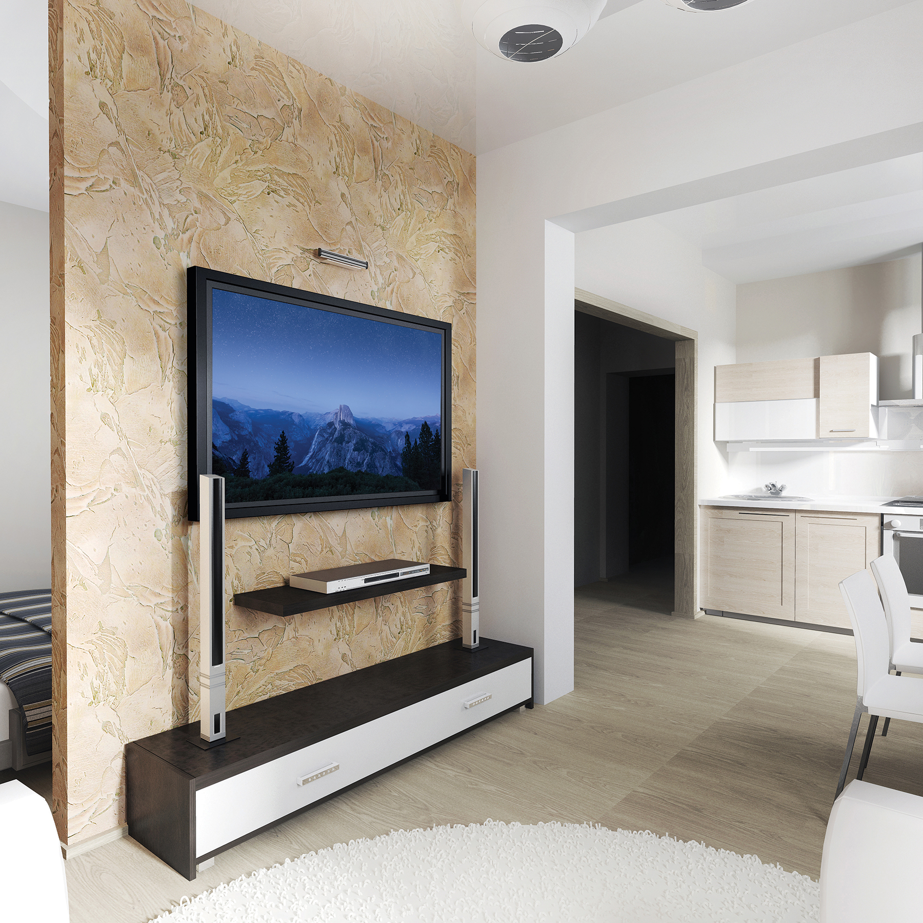 Soporte para TV, fijo, 32"-70"