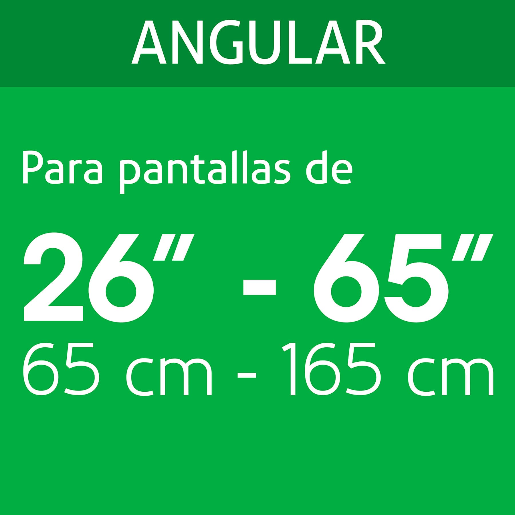 Soporte para TV con inclinación ajustable, 26"-65"