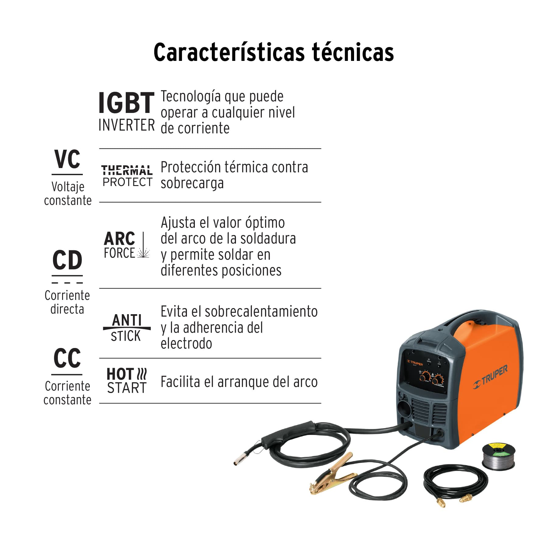 Soldadora para microalambre, 130 Amps