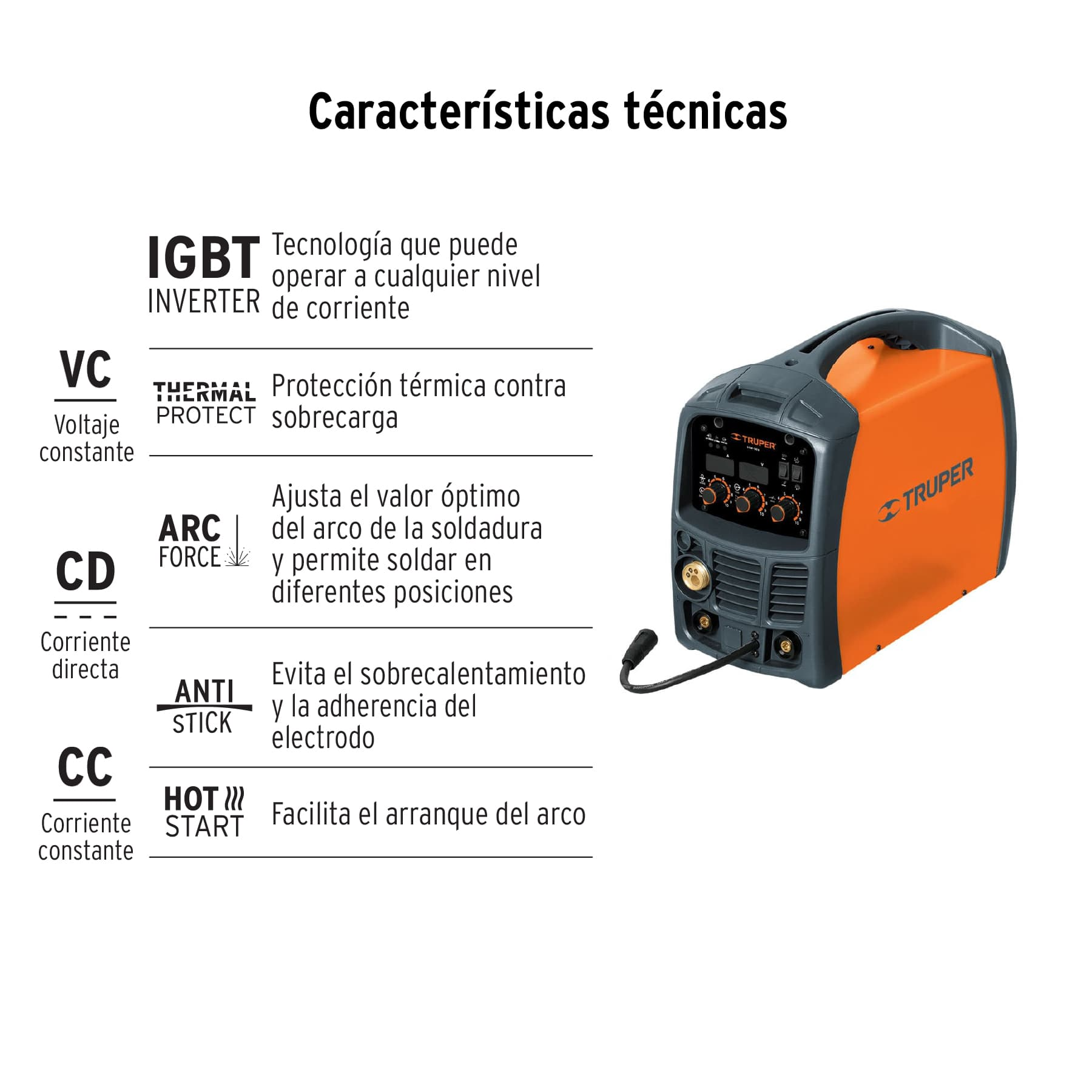 Soldadora para microalambre y electrodo, 130 Amps