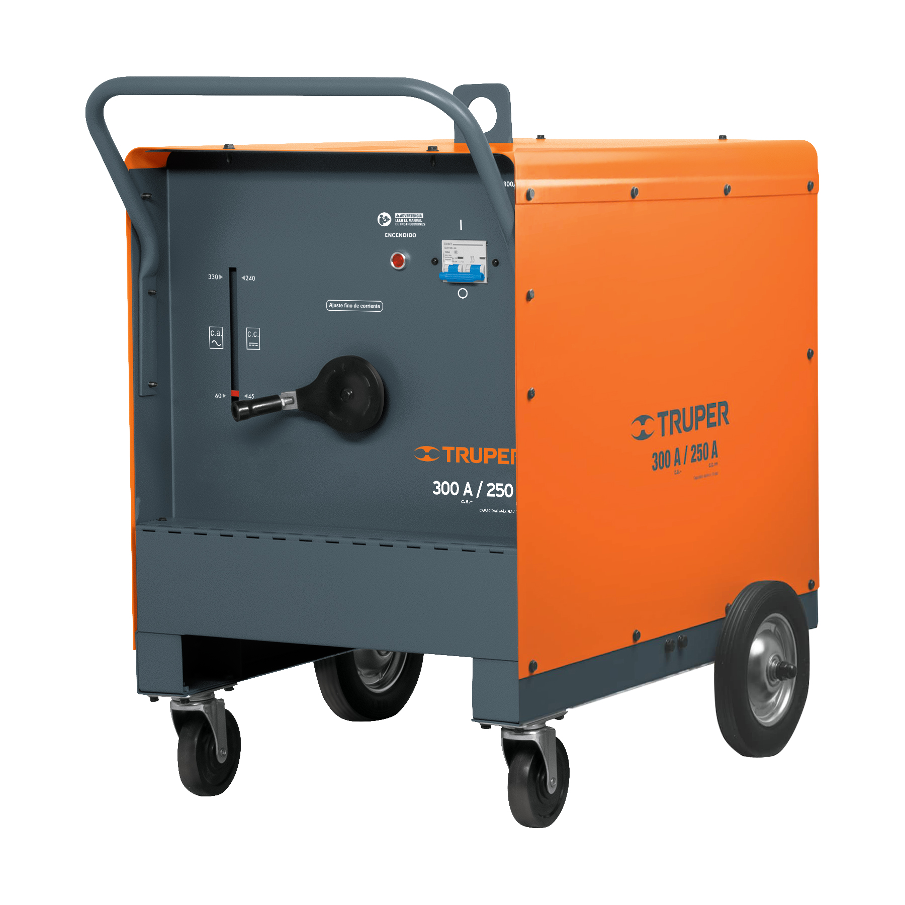 Soldadora arco eléctrico, corriente alterna/directa 300-250a