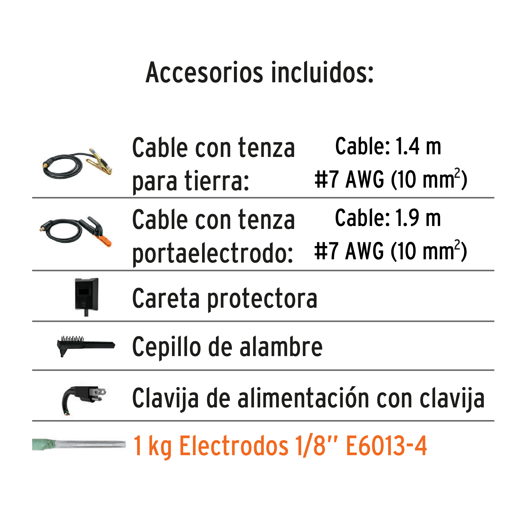 Soldadora arco eléctrico, corriente alterna 90 A