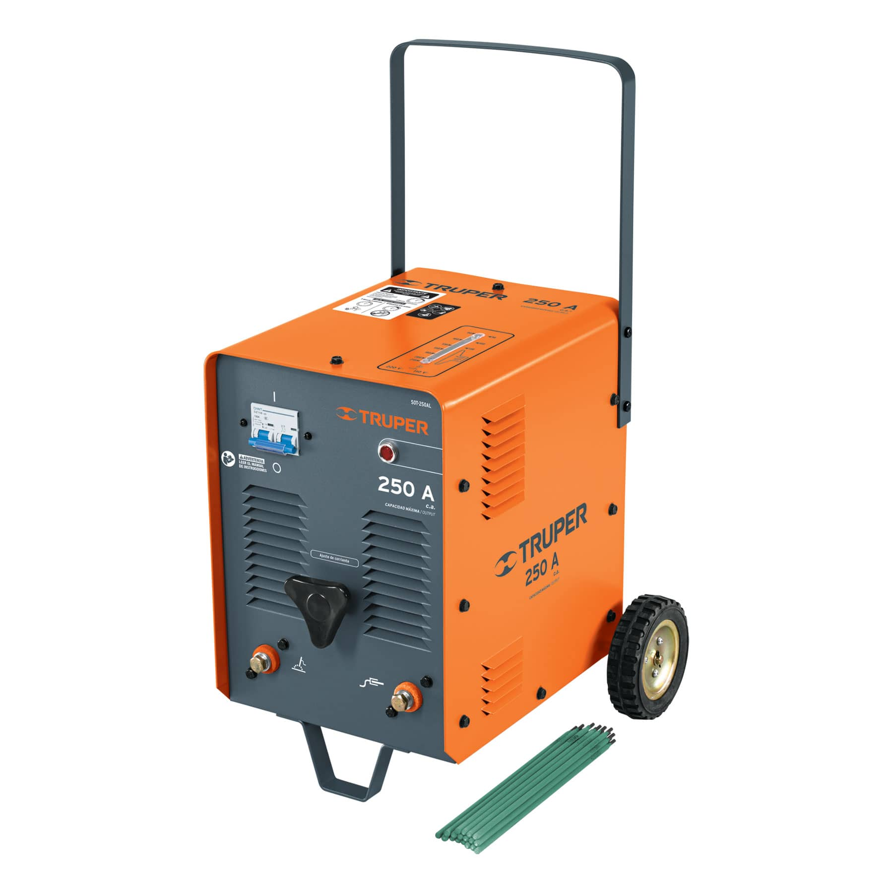 Soldadora arco eléctrico, corriente alterna 250A, LATAM