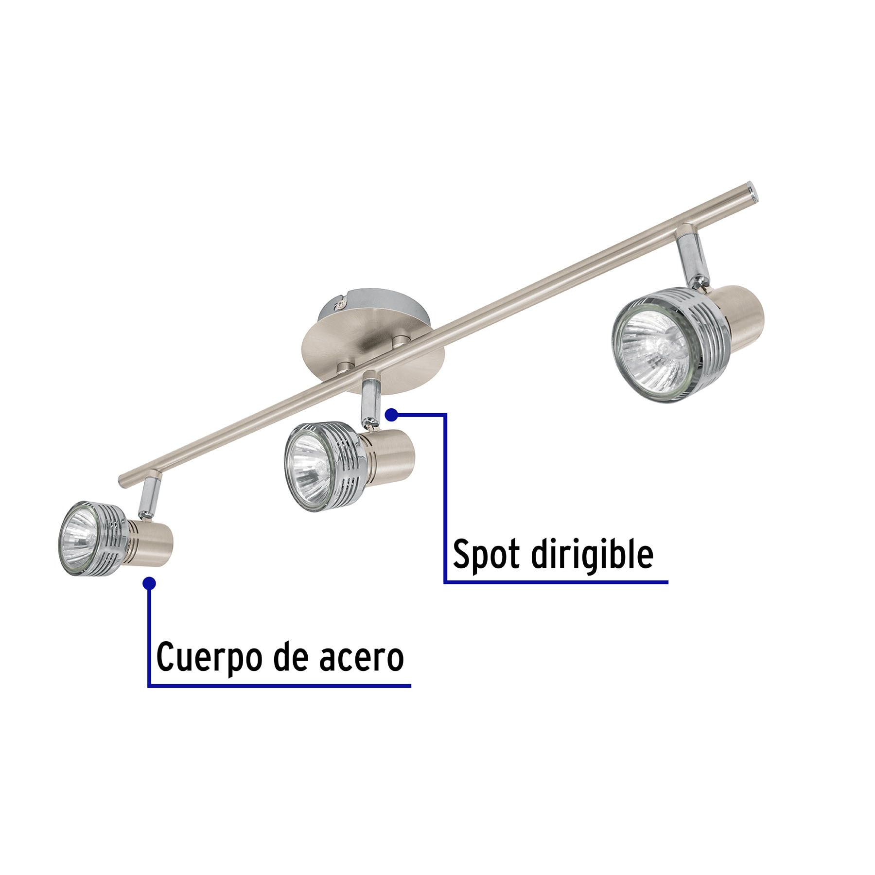 Sobrepuesto Spot, Lucca, 3XGU10