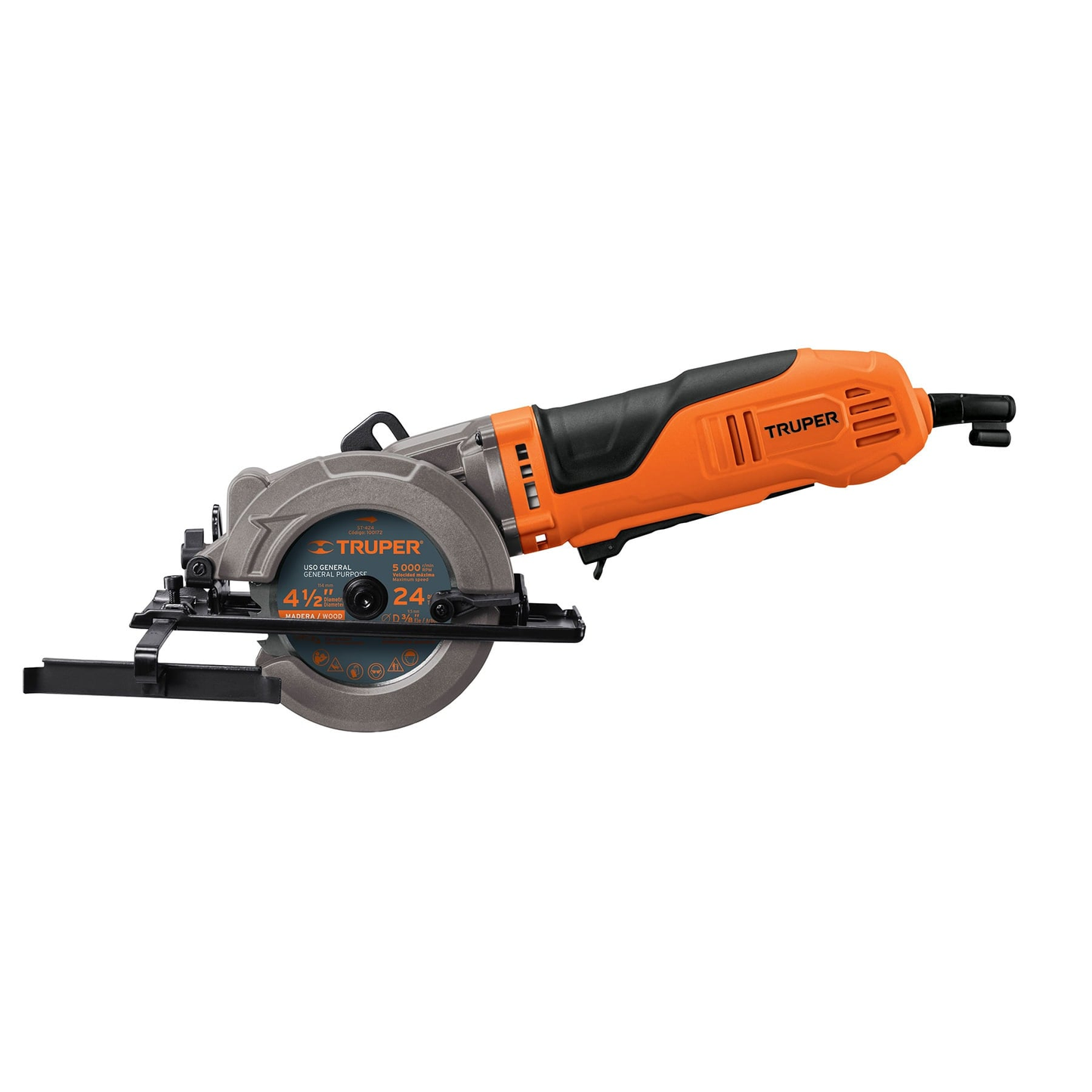 Sierra circular compacta, 4-1/2", 420 W