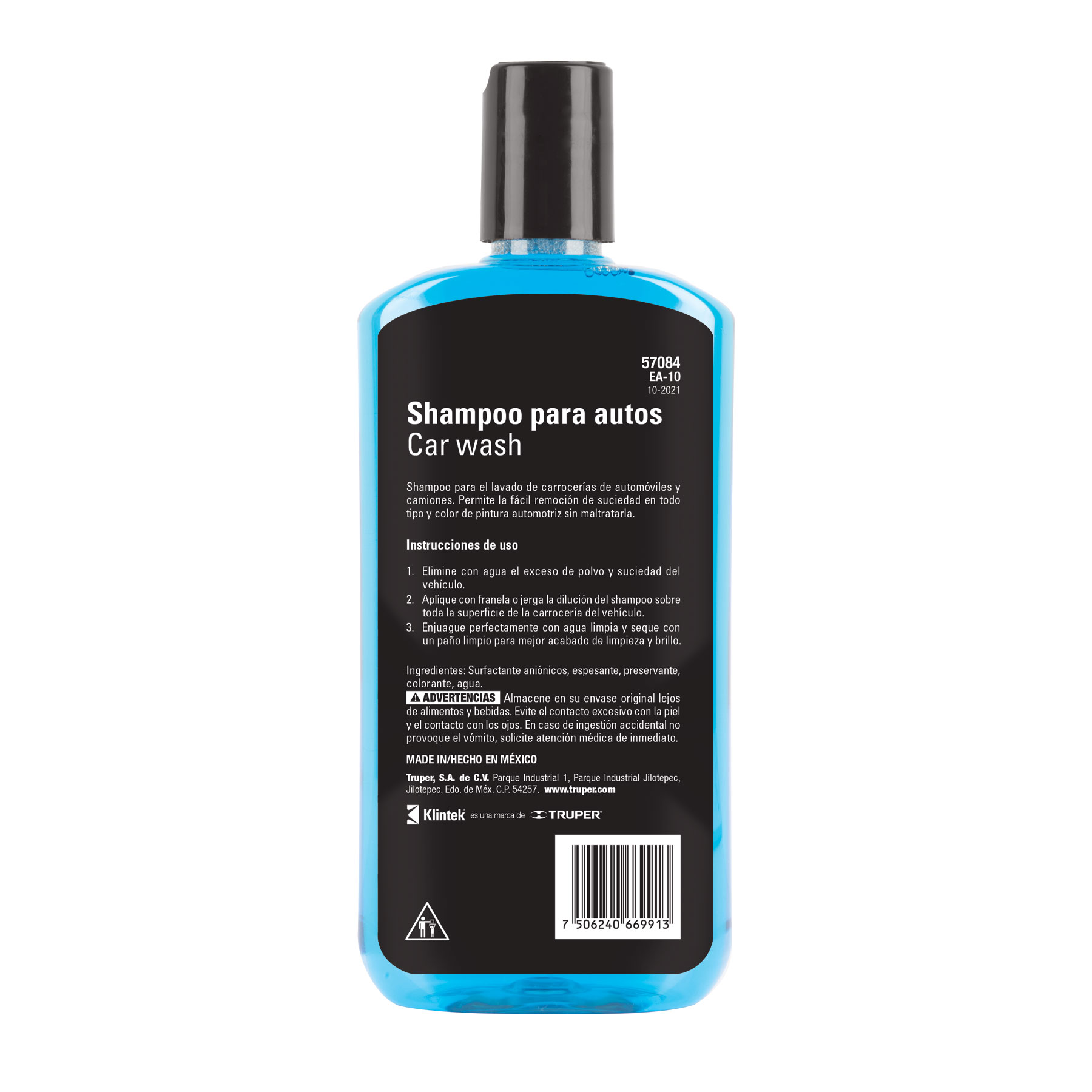 Shampoo sin cera