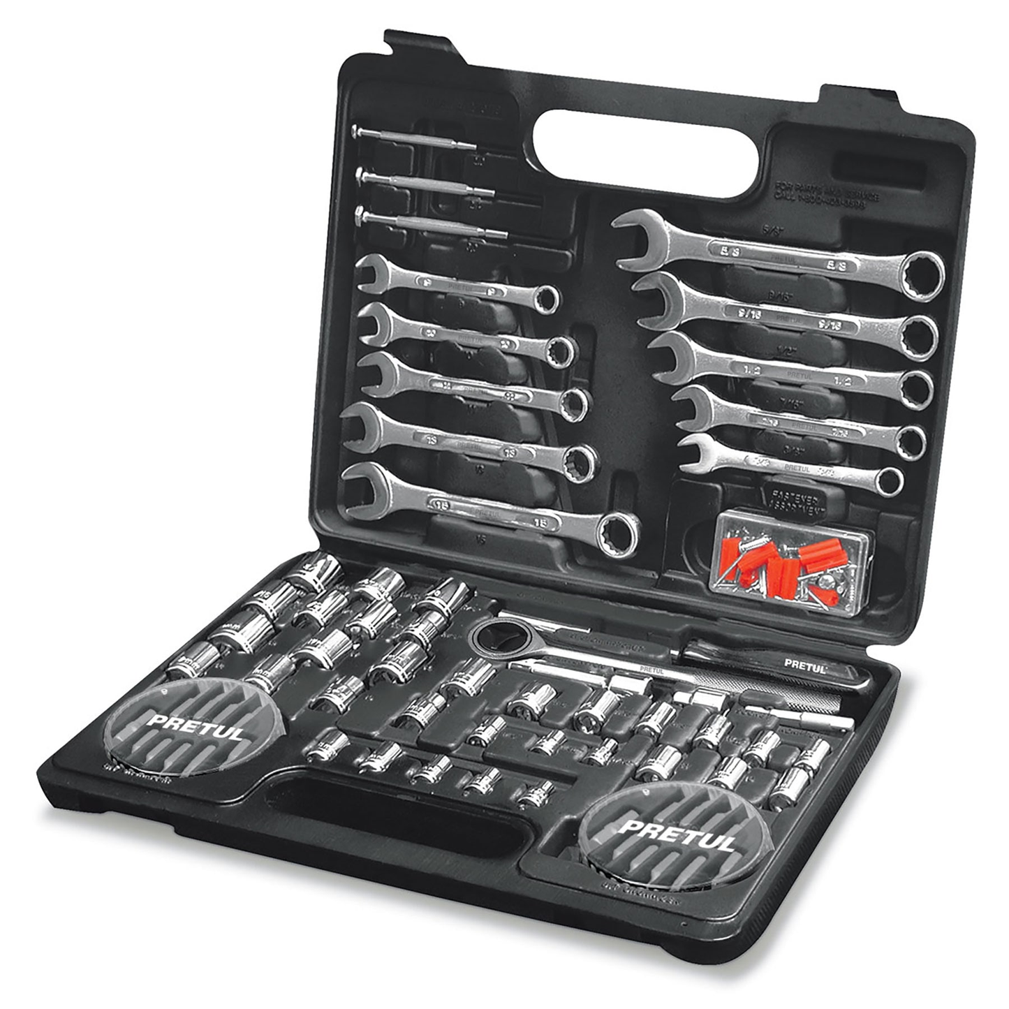 Set de herramientas para mecánica, 71 piezas, Pretul