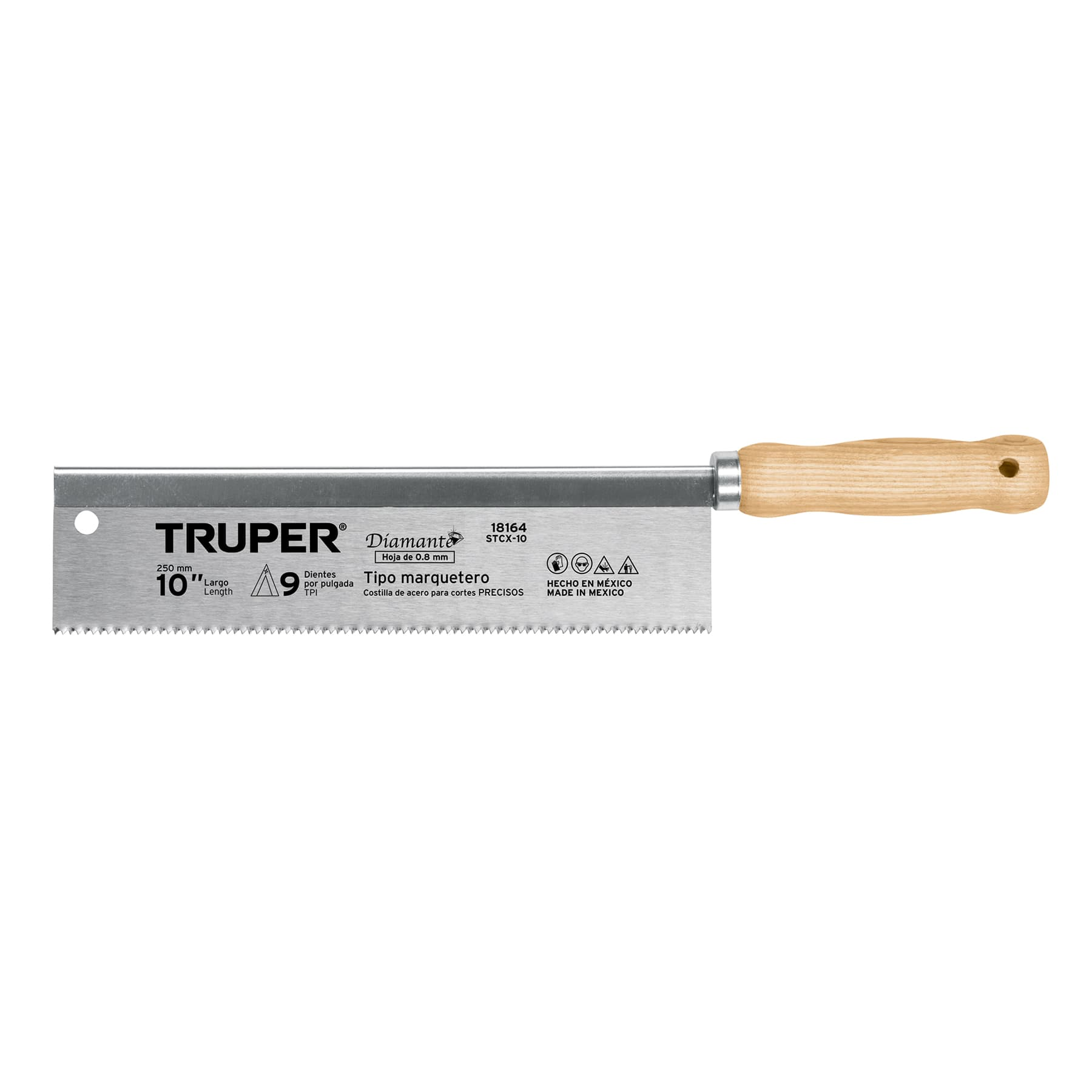 Serrucho para marquetería 10", 9 DPP