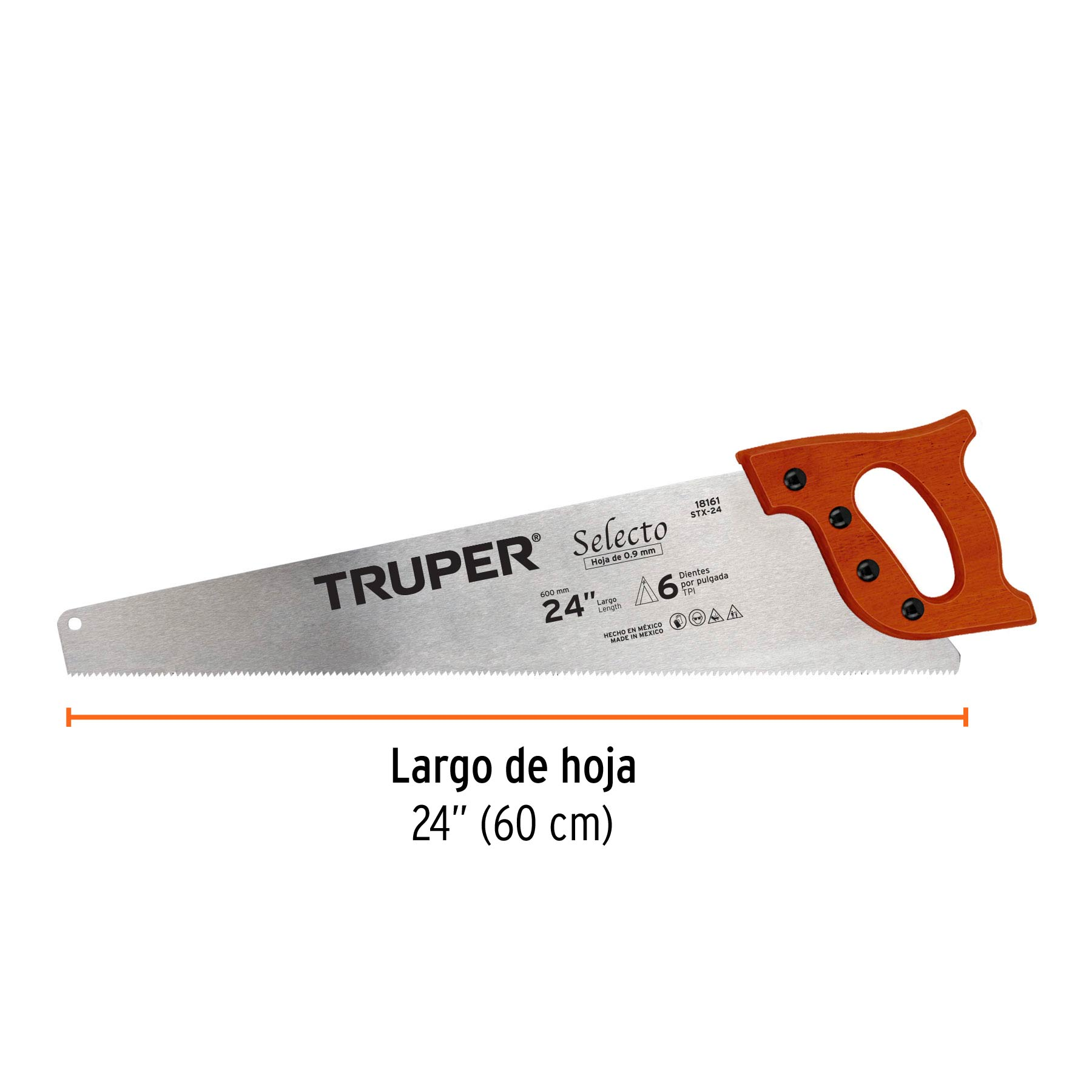 Serrucho 24"  Selecto, 6 DPP