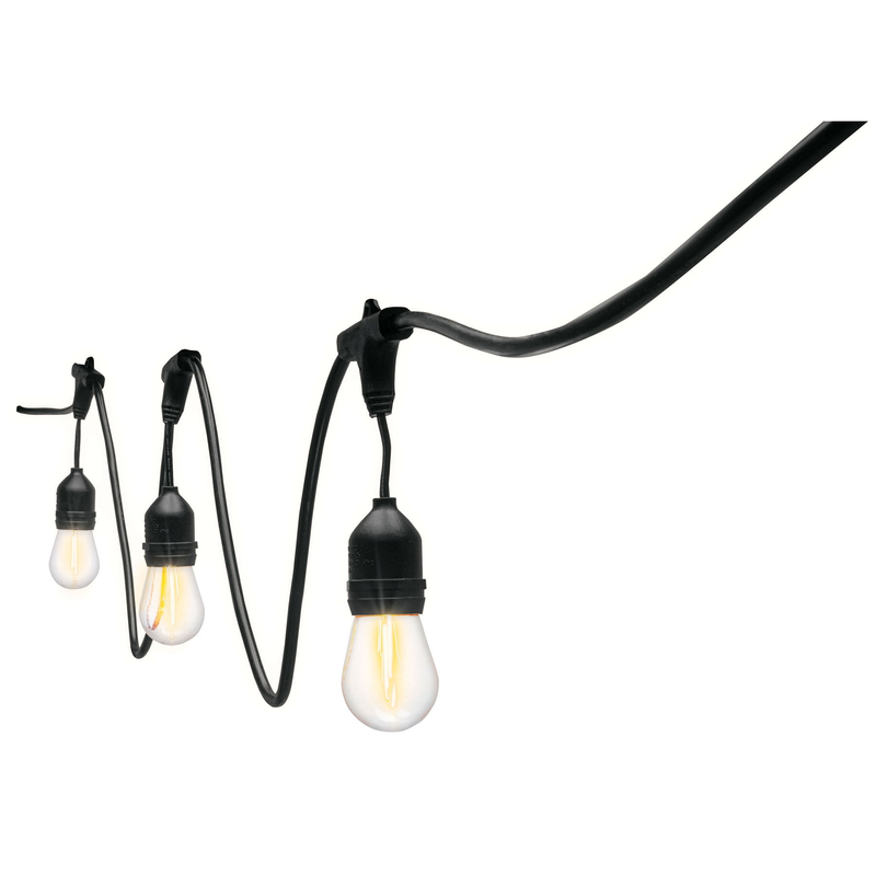 Serie de 12 luces de LED para exterior, 7.3 m