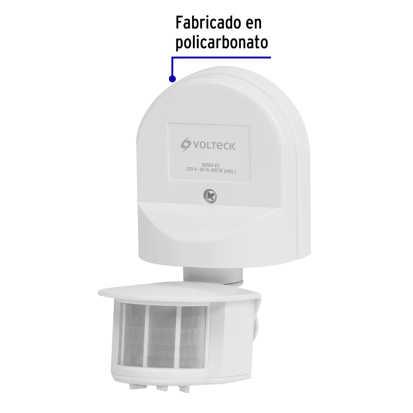 Sensor de movimiento para exterior, línea Classic, Volteck