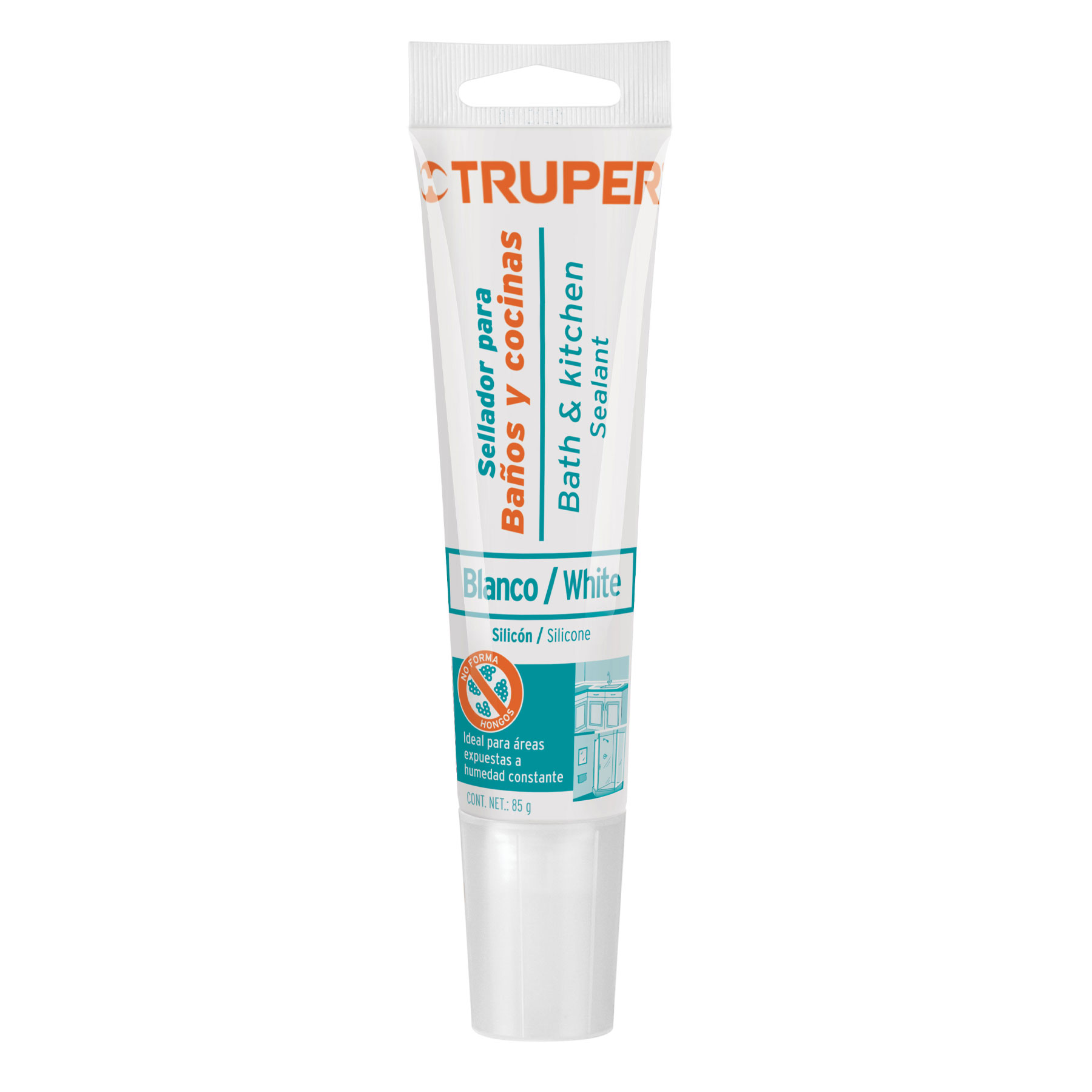 Sellador blanco para baño y cocina, 85 gr
