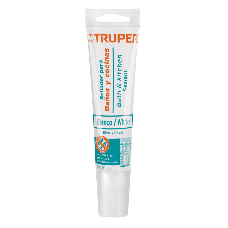 Sellador blanco para baño y cocina, 85 gr