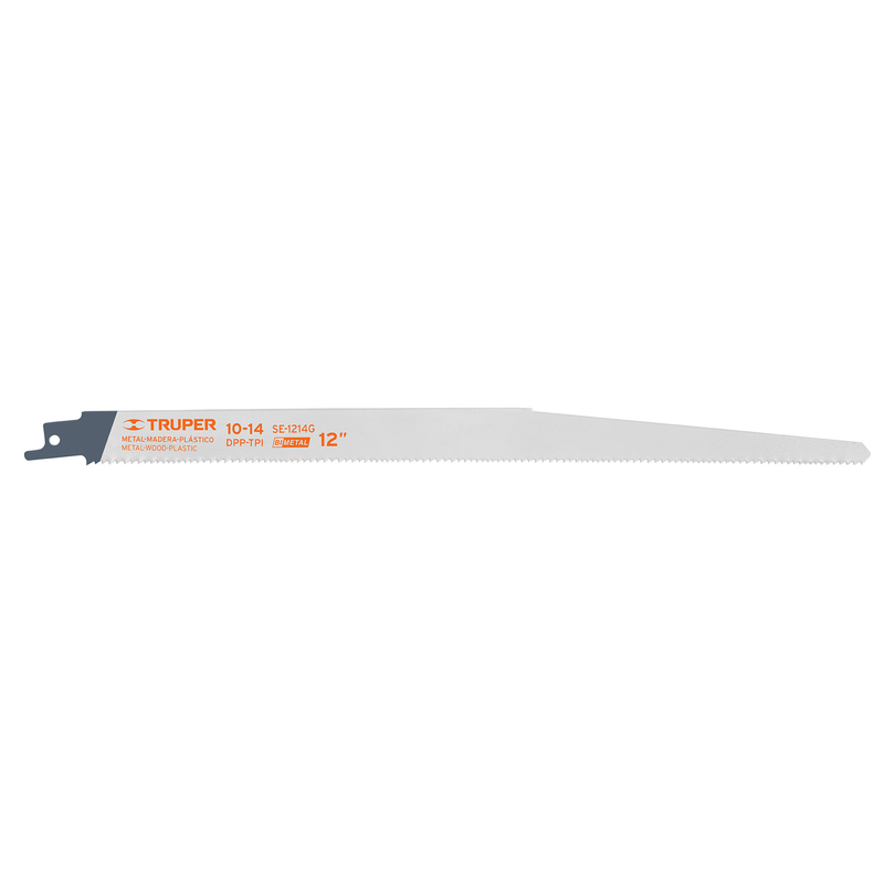 Segueta sierra sable, 12", 10-14 DPP, cónica, usos generales