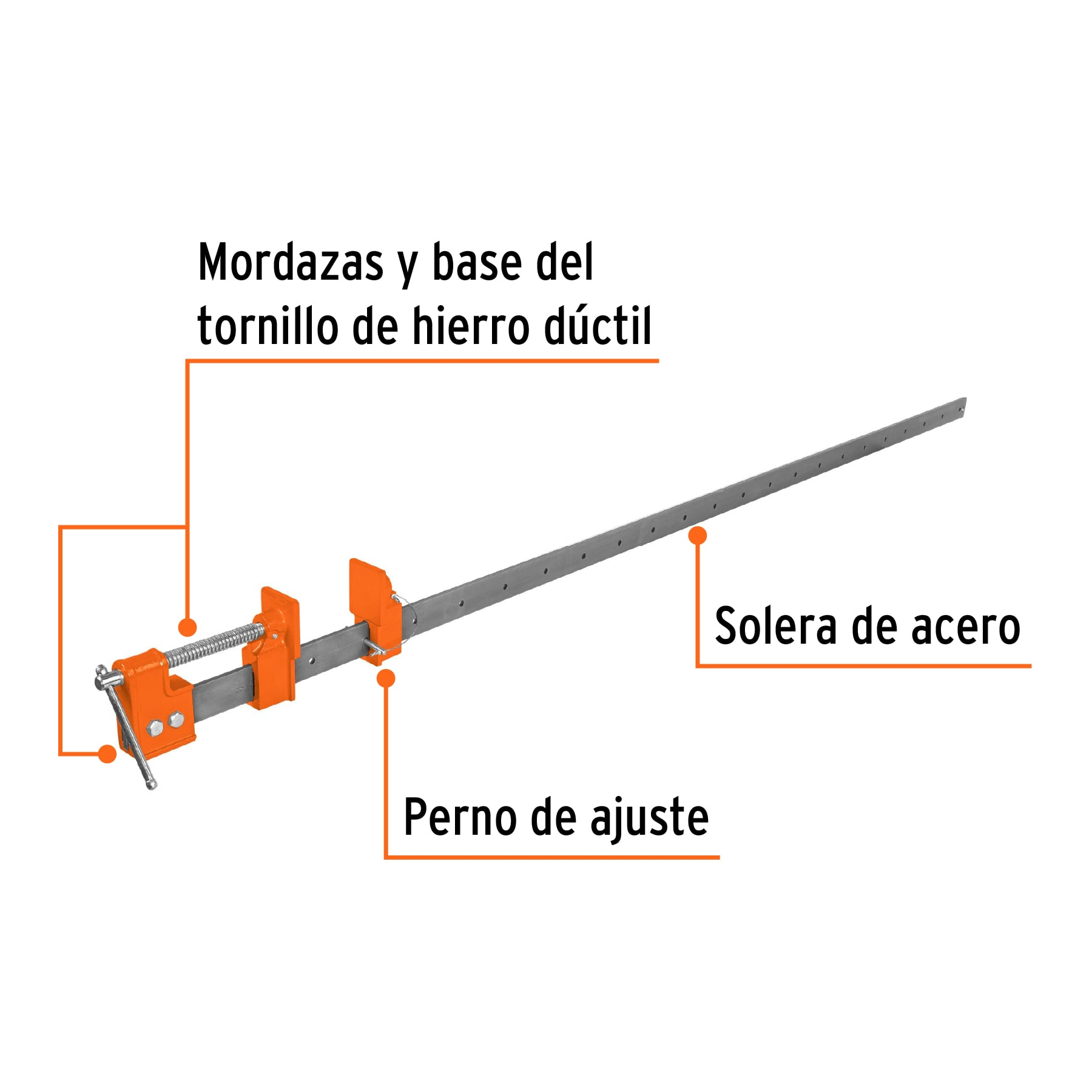 Sargento de solera 5 ft