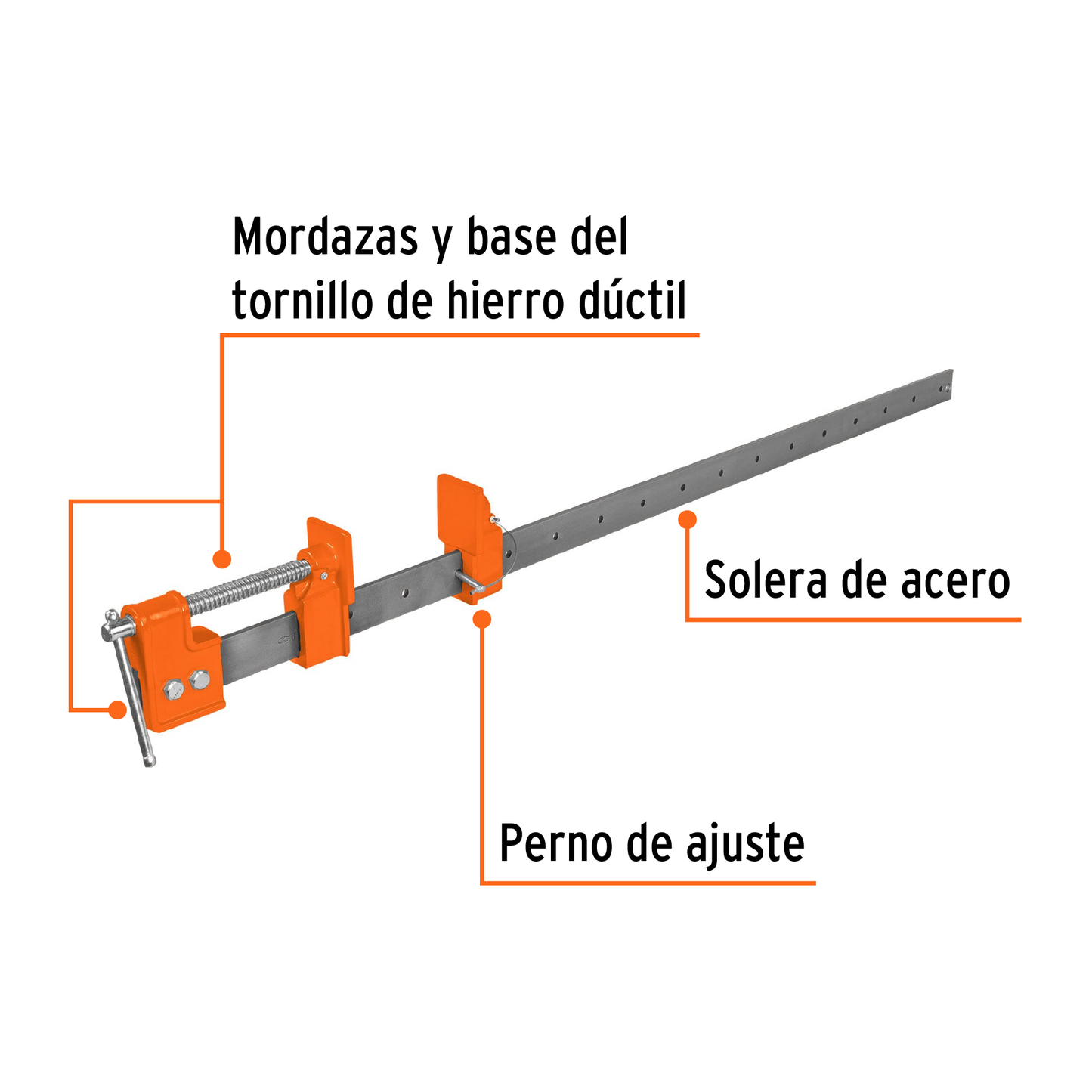 Sargento de solera 3 ft