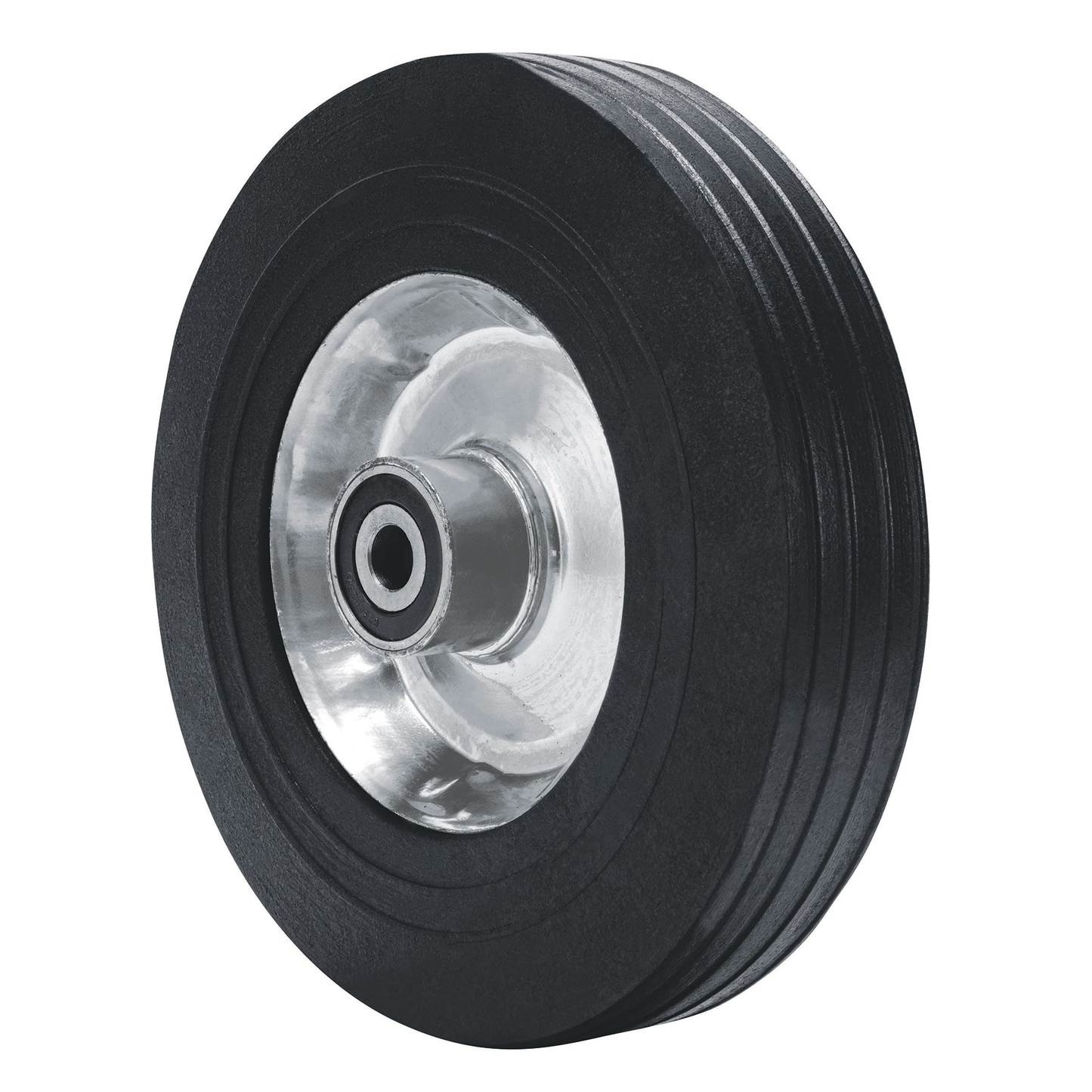 Rueda de 10" hule solido eje lateral Truper