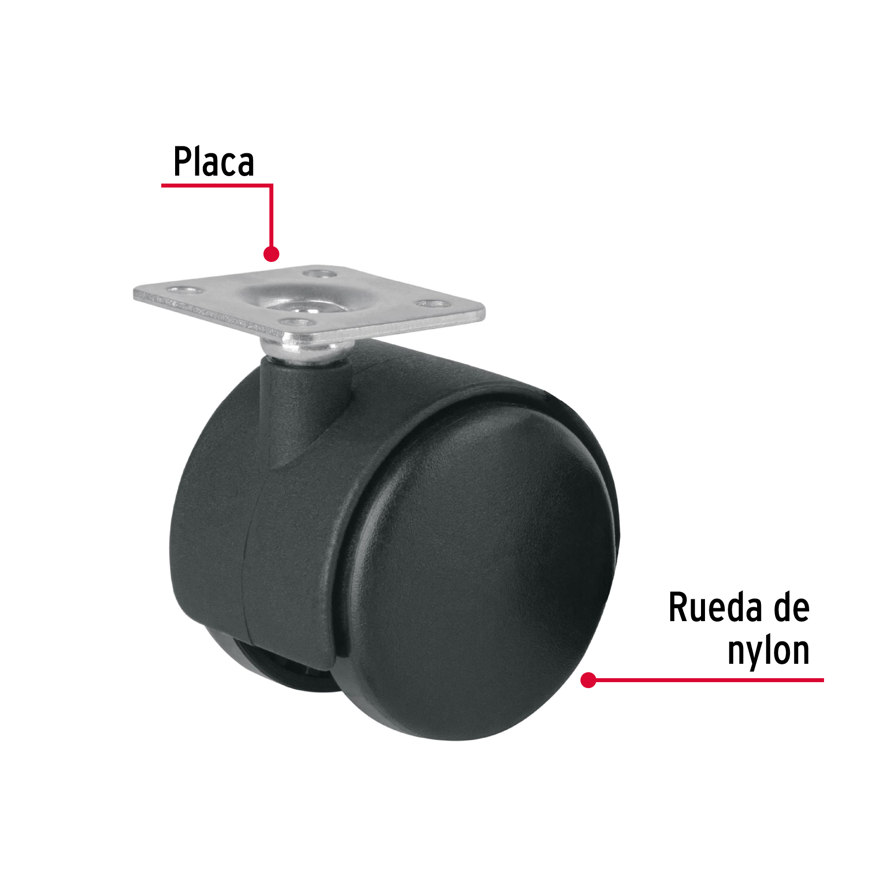 Rodaja tipo yoyo, 50 mm
