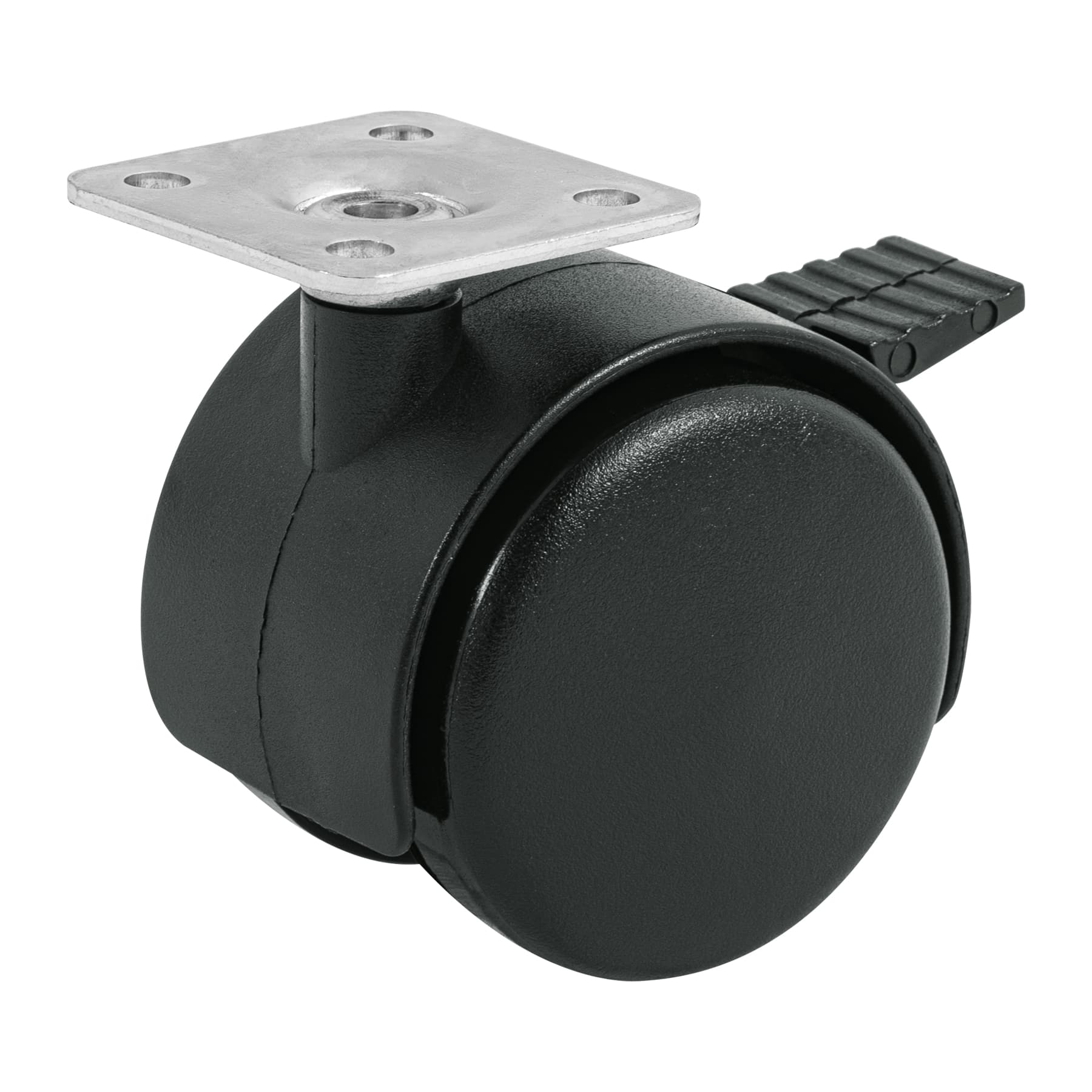 Rodaja tipo yoyo con freno, 50 mm